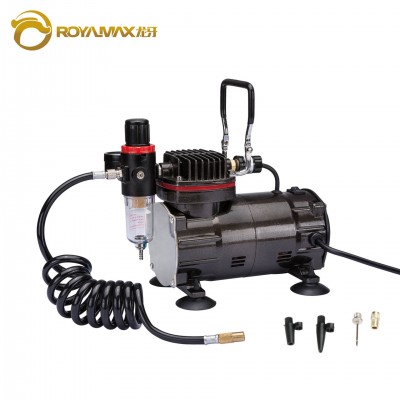 Electric ball inflator compressor portable TC-802W for makeup painting body airbrush compressor for basketball football